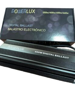 Balastro Electrónico PowerLux 600W regulable con Potenciómetro — Powerlux