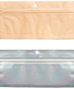 Bolsas Zip Antiolor Kraft Edibles 15x7cm (Pack 50uds) — Qnubu