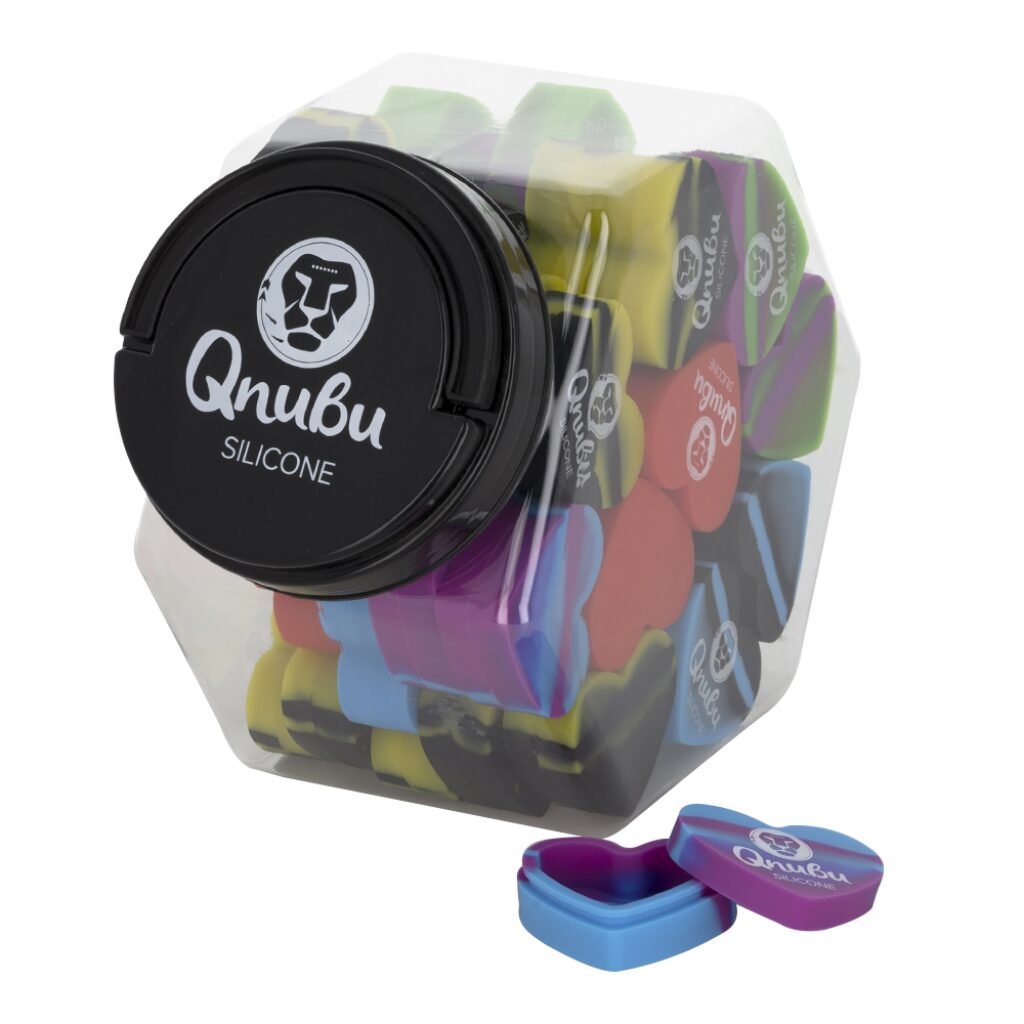 Bote Qnubu Silicone Corazon 18ml (Display XL 50Und) — Qnubu