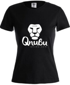 Camiseta Mujer Qnubu Negro — Qnubu
