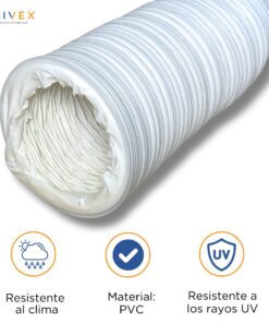Clivex Ducto Blanco PVC 127mm (3m) — Clivex
