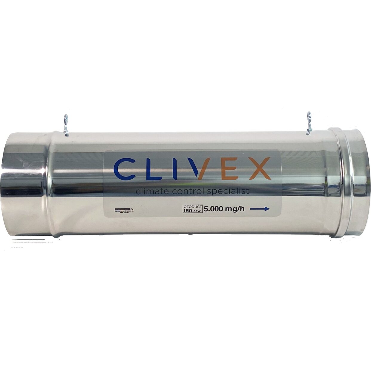 Clivex Ozoduct 150mm (5000mg/h) V.2 — Clivex