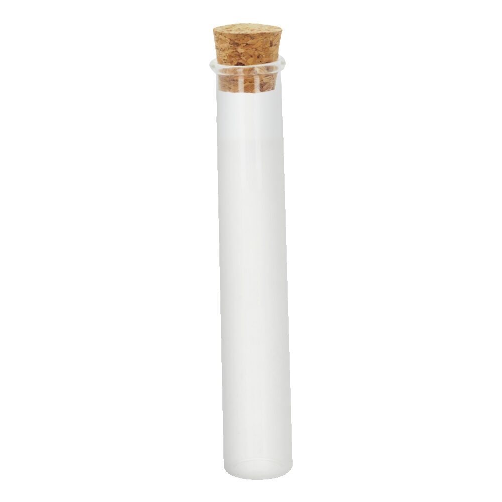 Cono de Cristal 120mm Tapa de Corcho (Pack 5Und) — Qnubu