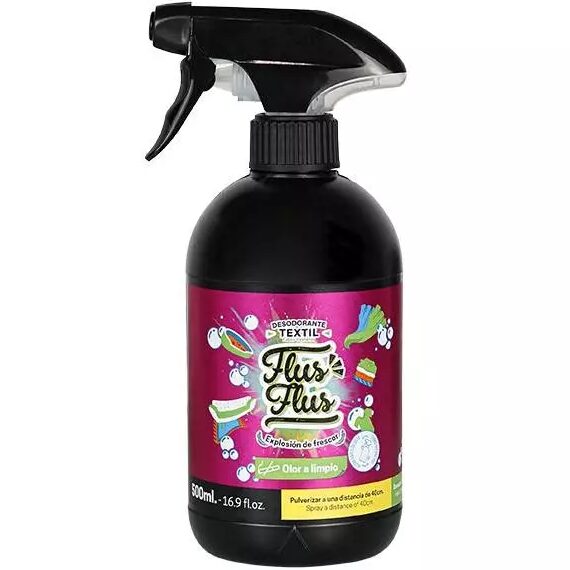 Flus Flus - Ambientador Neutralizador (Textil Olor a Limpio) 500ml Flus Flus - Ambientador Neutralizador (Textil Olor a Limpio) 500ml