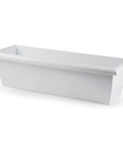Jardinera Rectangular Blanca 60cm