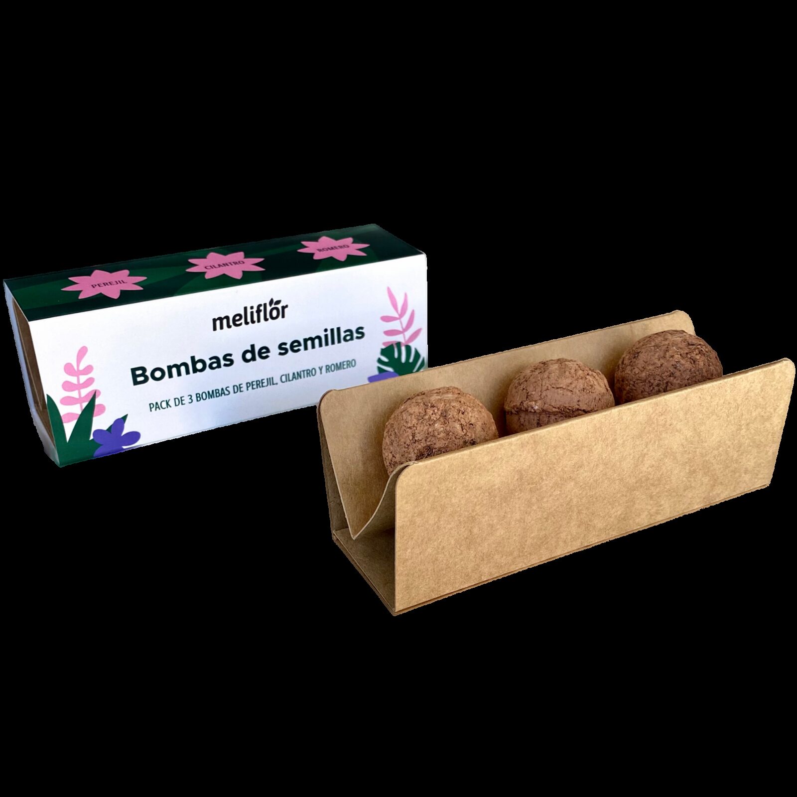 Meliflor Bombas de Semillas (Perejil, Cilantro y Romero) — Meliflor