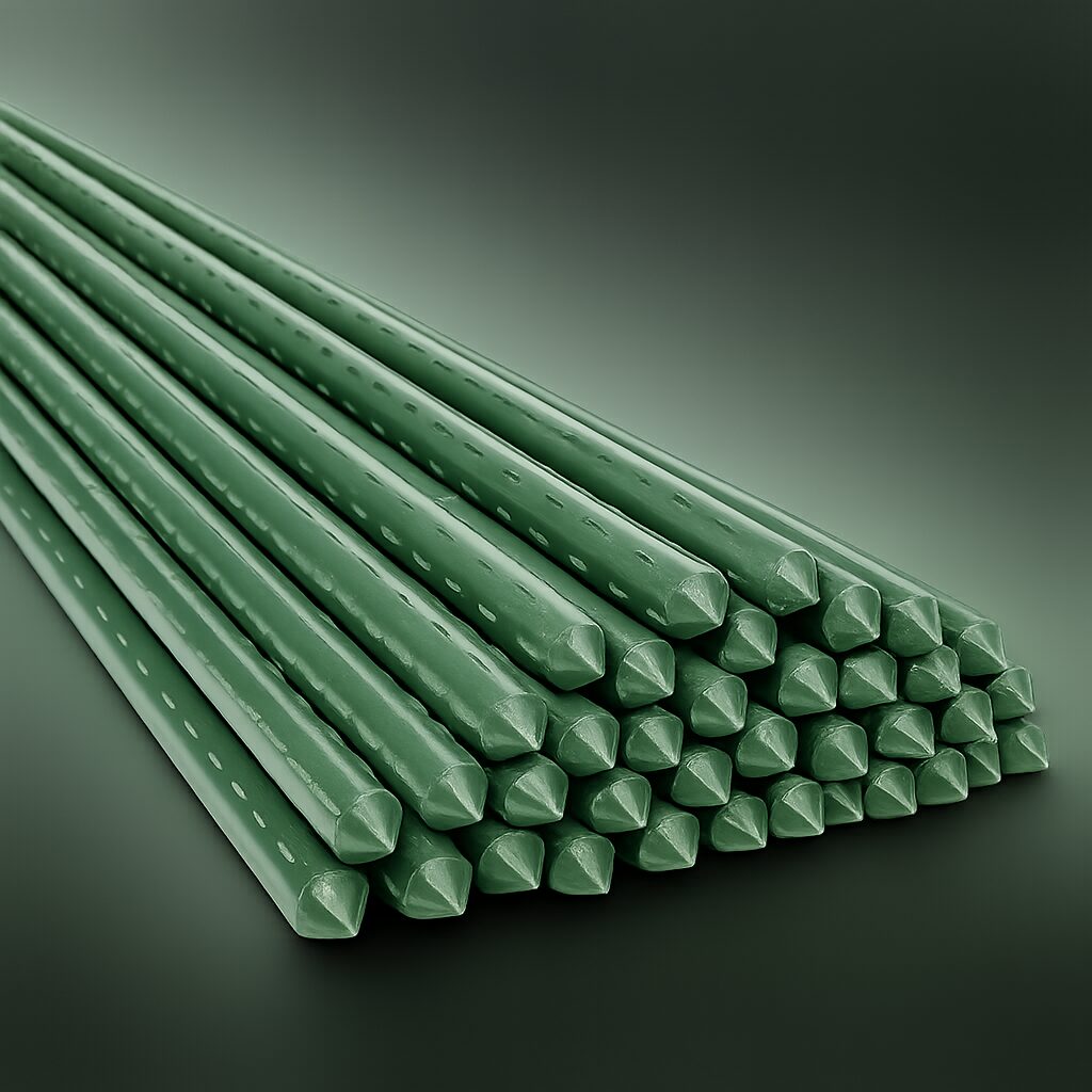 Meliflor Tutor Plastificado Metálico Verde (100Uds) — Meliflor