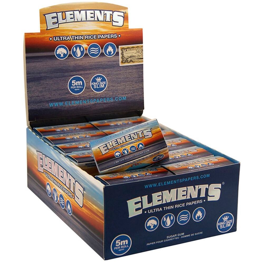 Papel de Fumar Elements Recambio Rollo 5m (20Und) — Elements