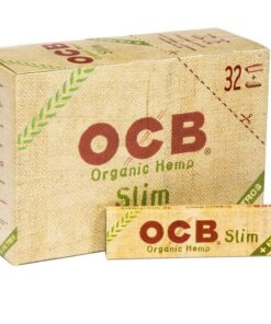 Papel de Fumar OCB Organic Hemp Slim + Tips (Caja 32Und) — OCB
