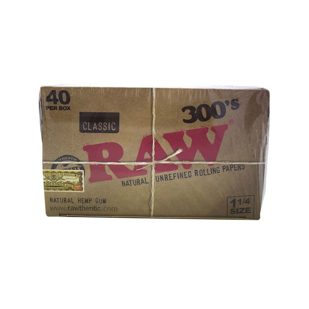 Papel de Fumar Raw Classic 1 1/4 (300 Papelillos) 40Und — RAW