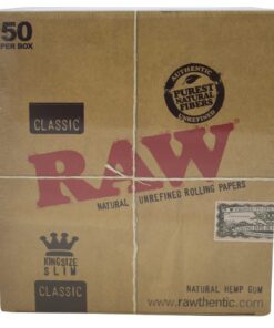 Papel de Fumar Raw Classic King Size Slim 50Und — RAW