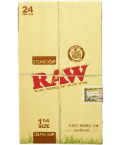 Papel de Fumar Raw Organic 1 1/4 24Und — RAW