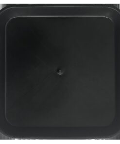 Plato Negro Cuadrado 23x23cm (Base 18x18cm) (Pack 200Uds)