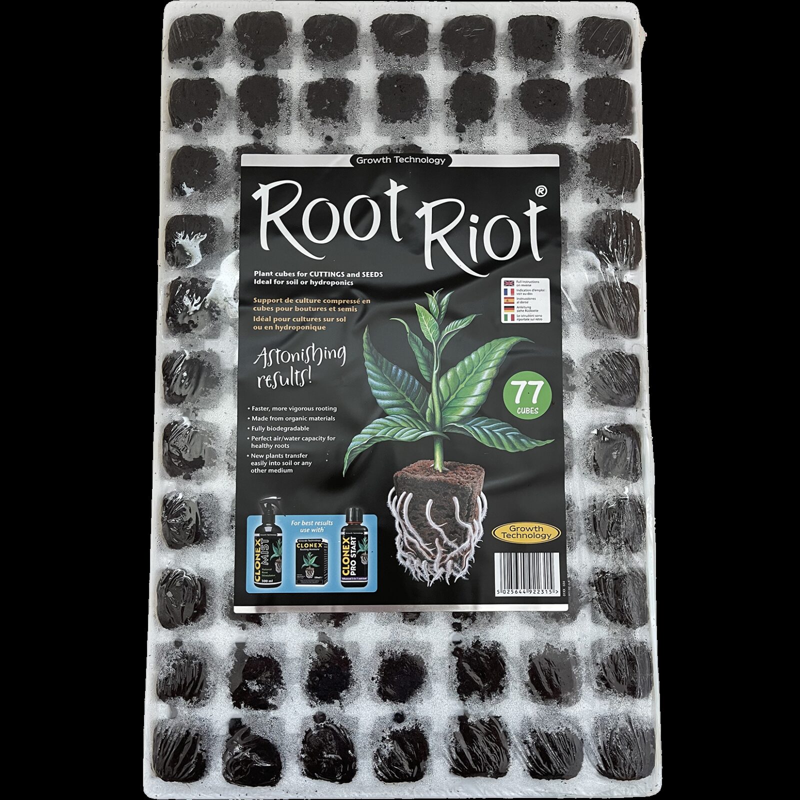Root Riot Bandeja 77 Alveolos — Growth Technology