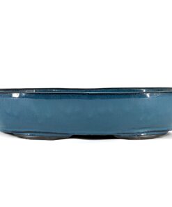 Tiesto Esmaltado Ovalado Azul 42 x 29 x 9 cm