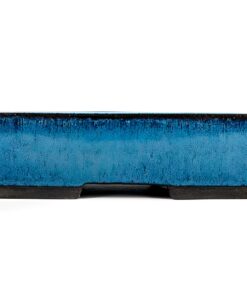 Tiesto Esmaltado Rectangular Azul