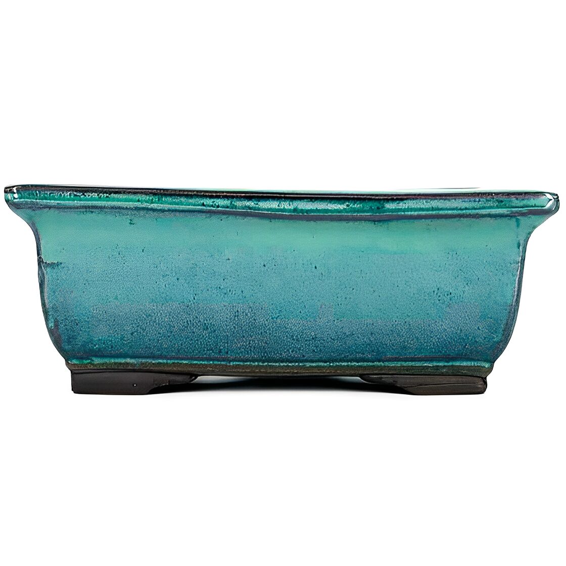 Tiesto Esmaltado Rectangular Verde 25 x 18 x 10 cm